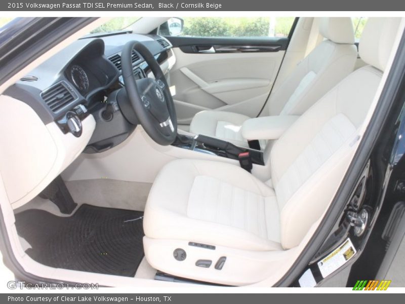 Black / Cornsilk Beige 2015 Volkswagen Passat TDI SEL Premium Sedan