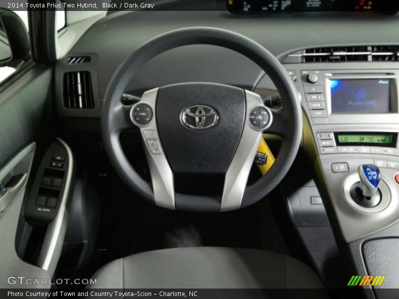Black / Dark Gray 2014 Toyota Prius Two Hybrid