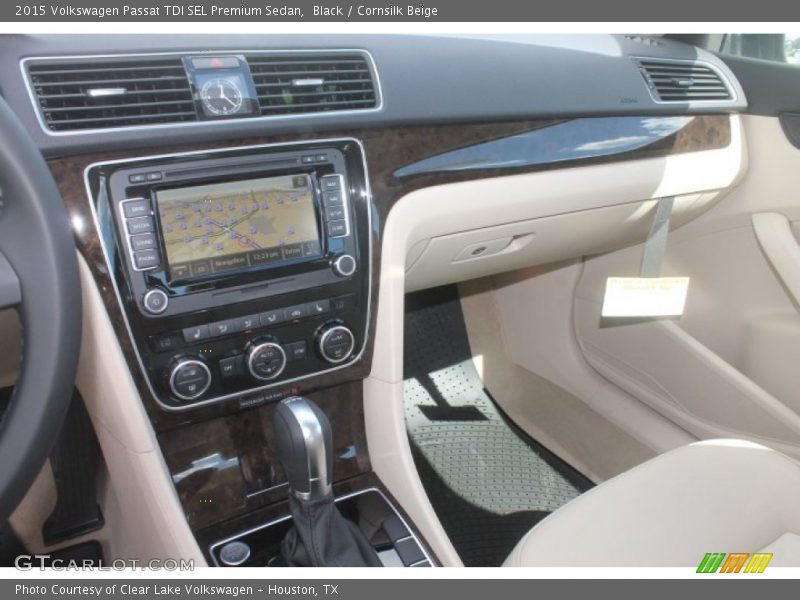 Black / Cornsilk Beige 2015 Volkswagen Passat TDI SEL Premium Sedan