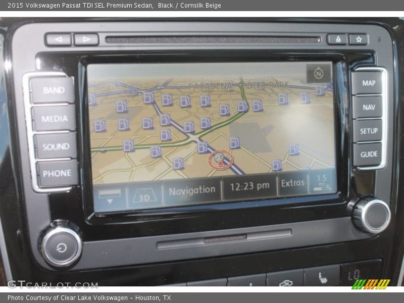 Black / Cornsilk Beige 2015 Volkswagen Passat TDI SEL Premium Sedan