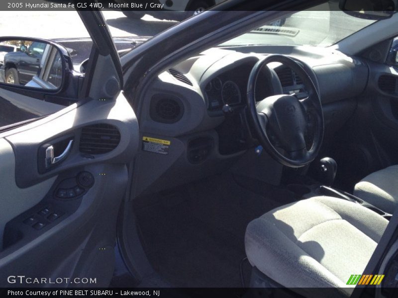 Moonlit Blue / Gray 2005 Hyundai Santa Fe GLS 4WD