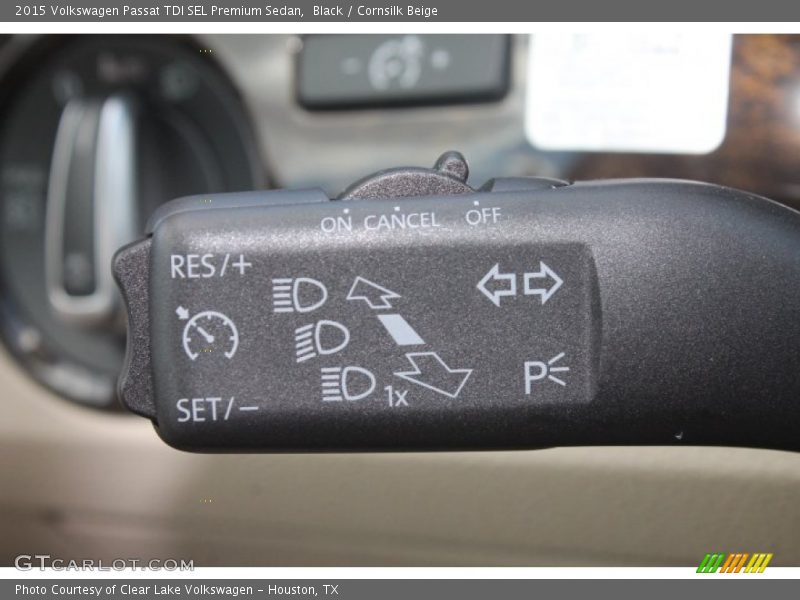 Black / Cornsilk Beige 2015 Volkswagen Passat TDI SEL Premium Sedan