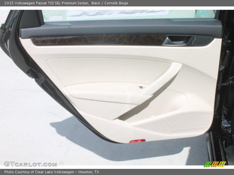 Black / Cornsilk Beige 2015 Volkswagen Passat TDI SEL Premium Sedan