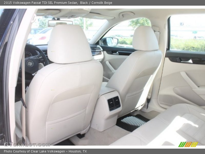 Black / Cornsilk Beige 2015 Volkswagen Passat TDI SEL Premium Sedan