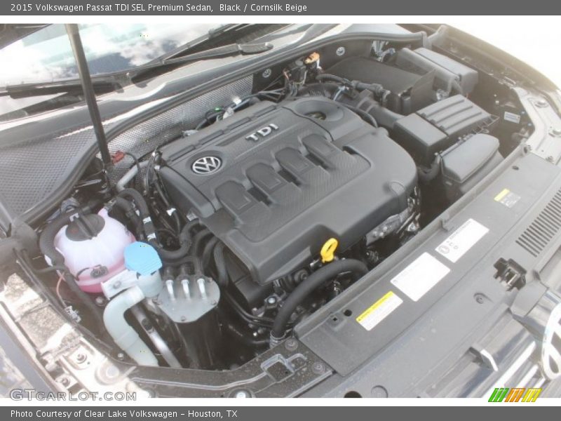 Black / Cornsilk Beige 2015 Volkswagen Passat TDI SEL Premium Sedan