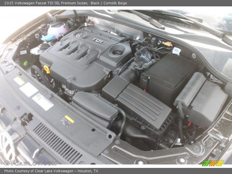 Black / Cornsilk Beige 2015 Volkswagen Passat TDI SEL Premium Sedan