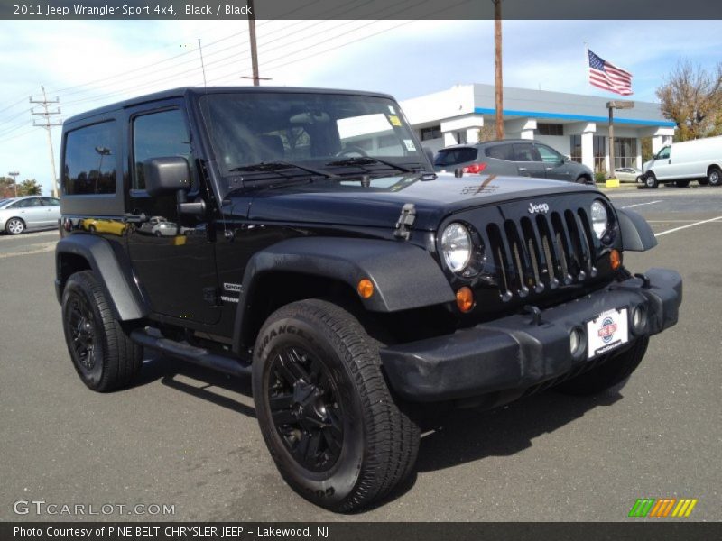 Black / Black 2011 Jeep Wrangler Sport 4x4