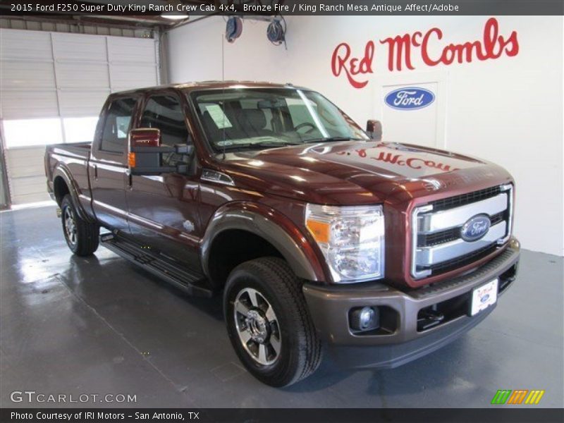 Bronze Fire / King Ranch Mesa Antique Affect/Adobe 2015 Ford F250 Super Duty King Ranch Crew Cab 4x4