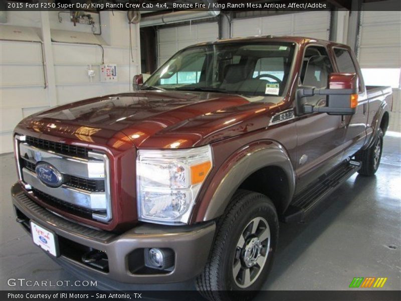 Bronze Fire / King Ranch Mesa Antique Affect/Adobe 2015 Ford F250 Super Duty King Ranch Crew Cab 4x4