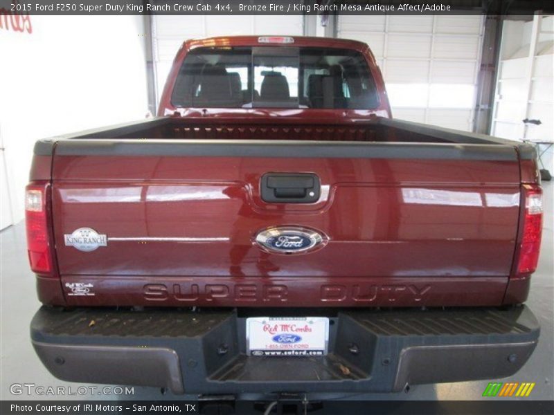 Bronze Fire / King Ranch Mesa Antique Affect/Adobe 2015 Ford F250 Super Duty King Ranch Crew Cab 4x4
