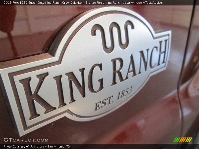 Bronze Fire / King Ranch Mesa Antique Affect/Adobe 2015 Ford F250 Super Duty King Ranch Crew Cab 4x4