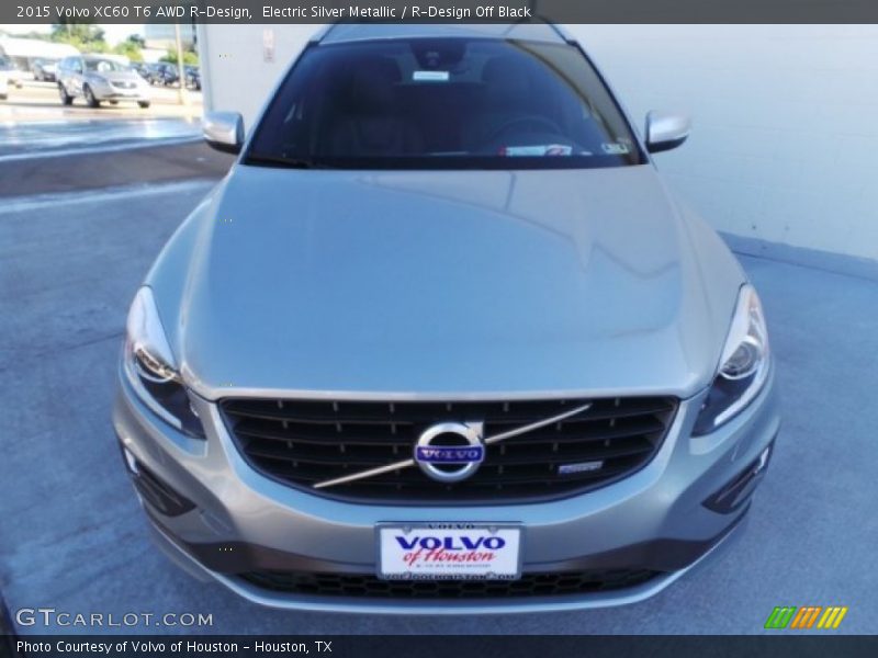 Electric Silver Metallic / R-Design Off Black 2015 Volvo XC60 T6 AWD R-Design