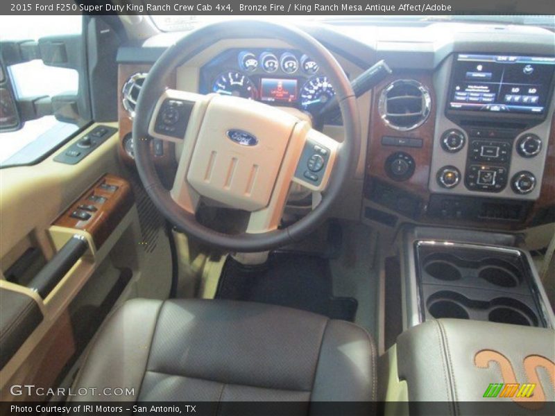 Bronze Fire / King Ranch Mesa Antique Affect/Adobe 2015 Ford F250 Super Duty King Ranch Crew Cab 4x4