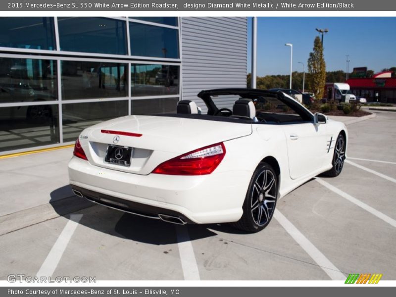  2015 SL 550 White Arrow Edition Roadster designo Diamond White Metallic