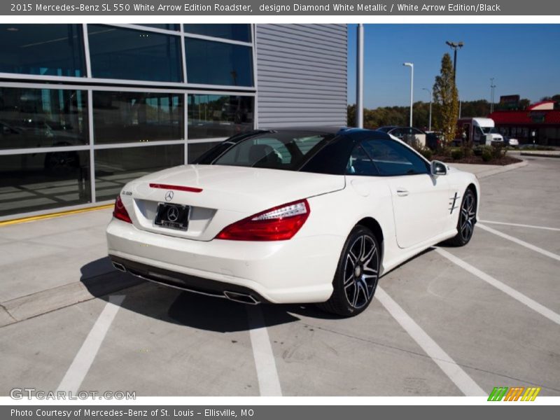 designo Diamond White Metallic / White Arrow Edition/Black 2015 Mercedes-Benz SL 550 White Arrow Edition Roadster