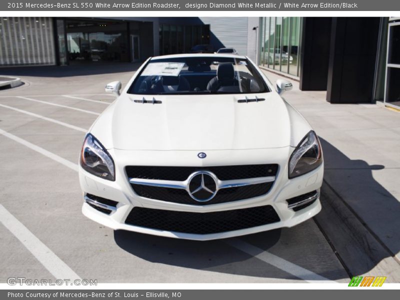  2015 SL 550 White Arrow Edition Roadster designo Diamond White Metallic