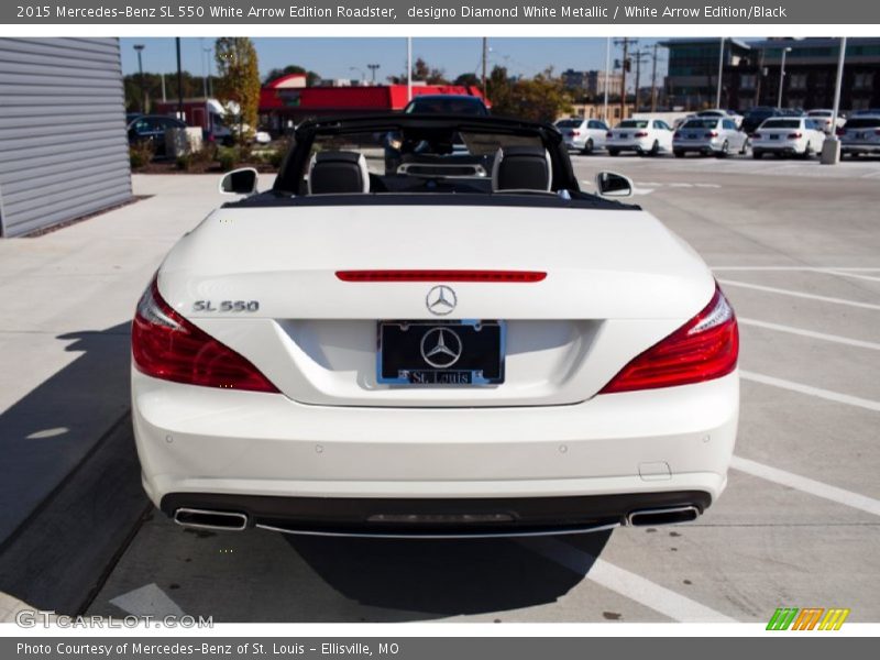 designo Diamond White Metallic / White Arrow Edition/Black 2015 Mercedes-Benz SL 550 White Arrow Edition Roadster