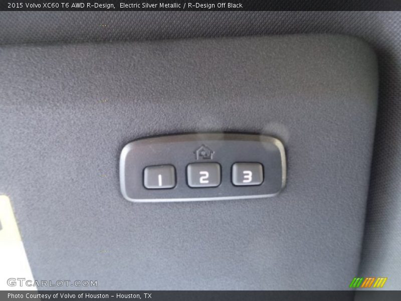 Electric Silver Metallic / R-Design Off Black 2015 Volvo XC60 T6 AWD R-Design