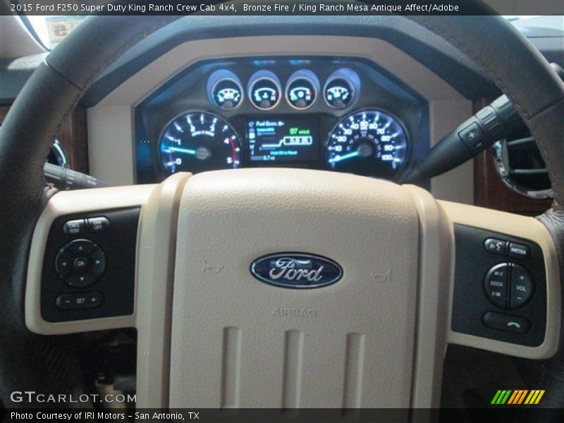 Bronze Fire / King Ranch Mesa Antique Affect/Adobe 2015 Ford F250 Super Duty King Ranch Crew Cab 4x4