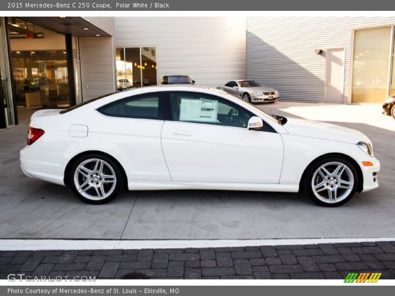 Polar White / Black 2015 Mercedes-Benz C 250 Coupe