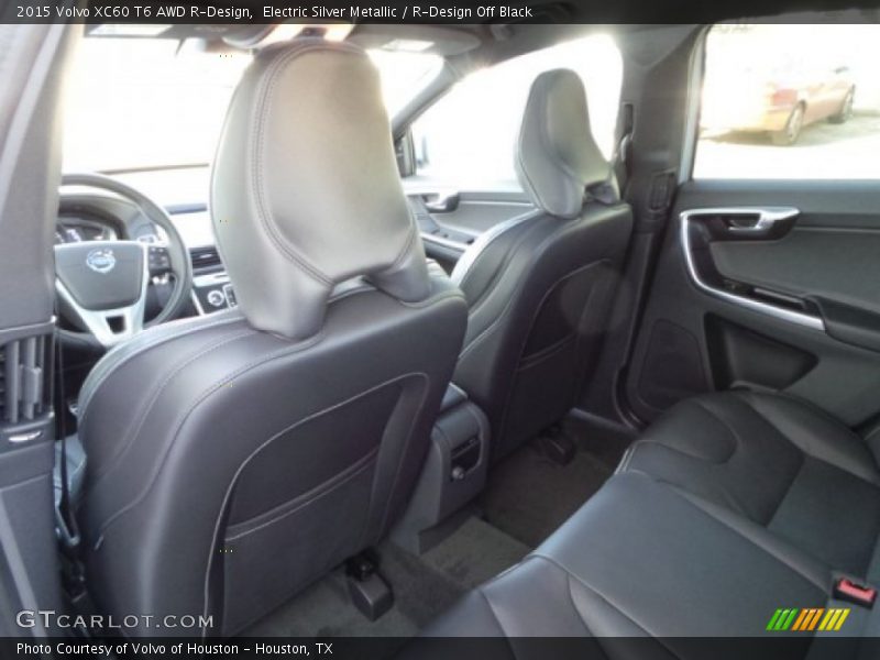 Rear Seat of 2015 XC60 T6 AWD R-Design