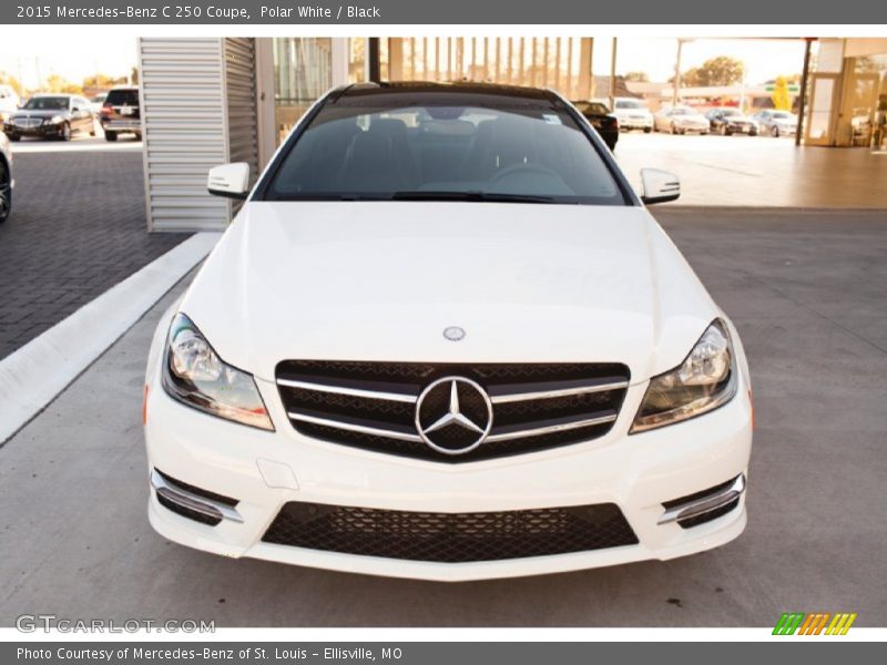 Polar White / Black 2015 Mercedes-Benz C 250 Coupe