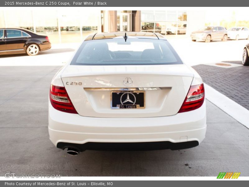 Polar White / Black 2015 Mercedes-Benz C 250 Coupe