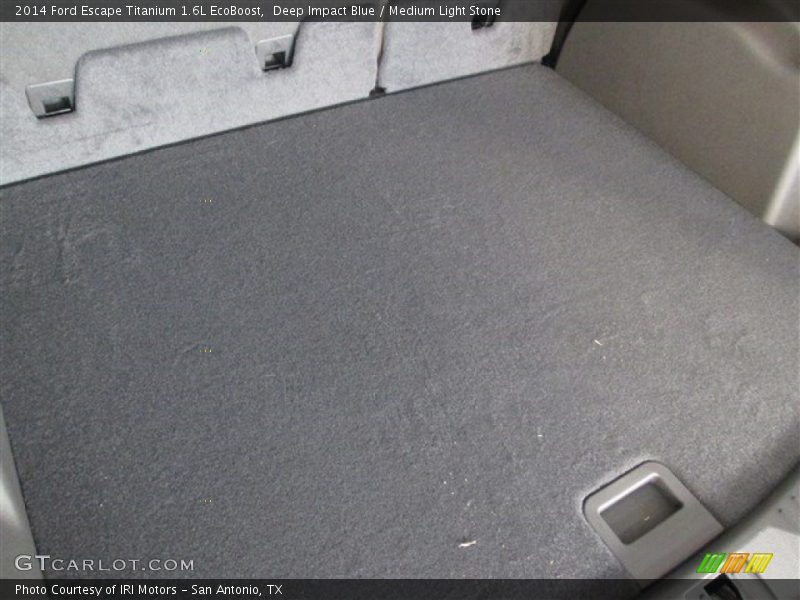 Deep Impact Blue / Medium Light Stone 2014 Ford Escape Titanium 1.6L EcoBoost
