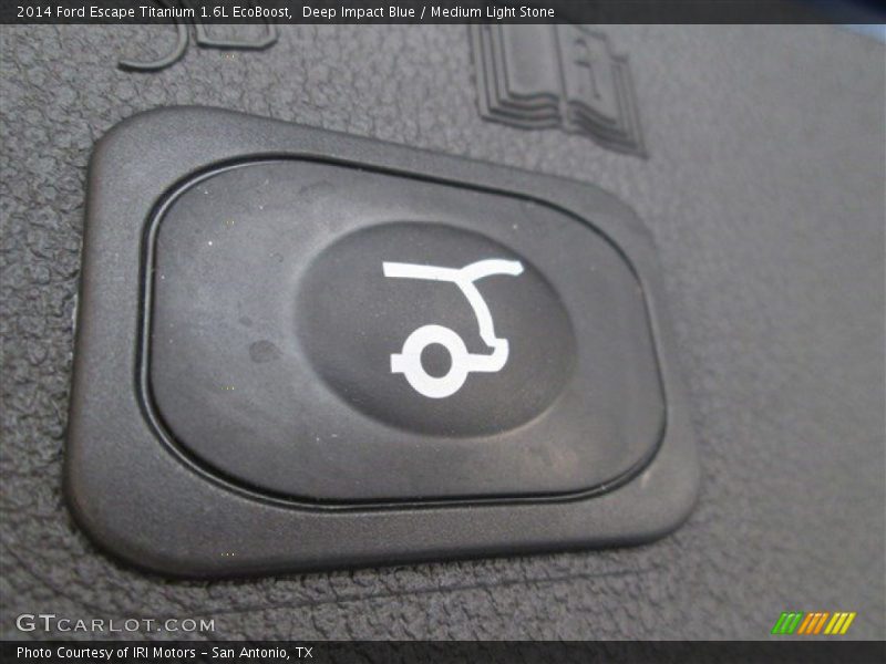 Deep Impact Blue / Medium Light Stone 2014 Ford Escape Titanium 1.6L EcoBoost