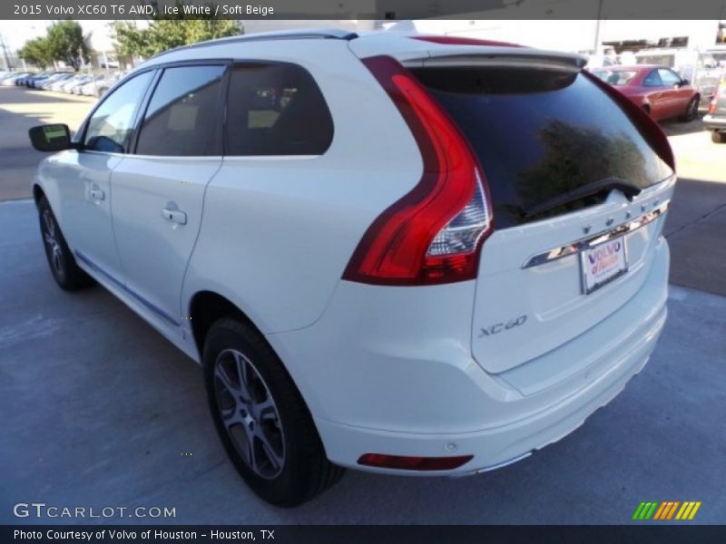 Ice White / Soft Beige 2015 Volvo XC60 T6 AWD