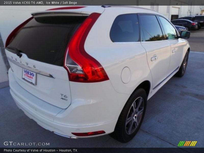 Ice White / Soft Beige 2015 Volvo XC60 T6 AWD