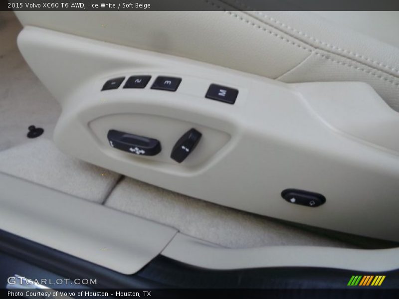 Ice White / Soft Beige 2015 Volvo XC60 T6 AWD