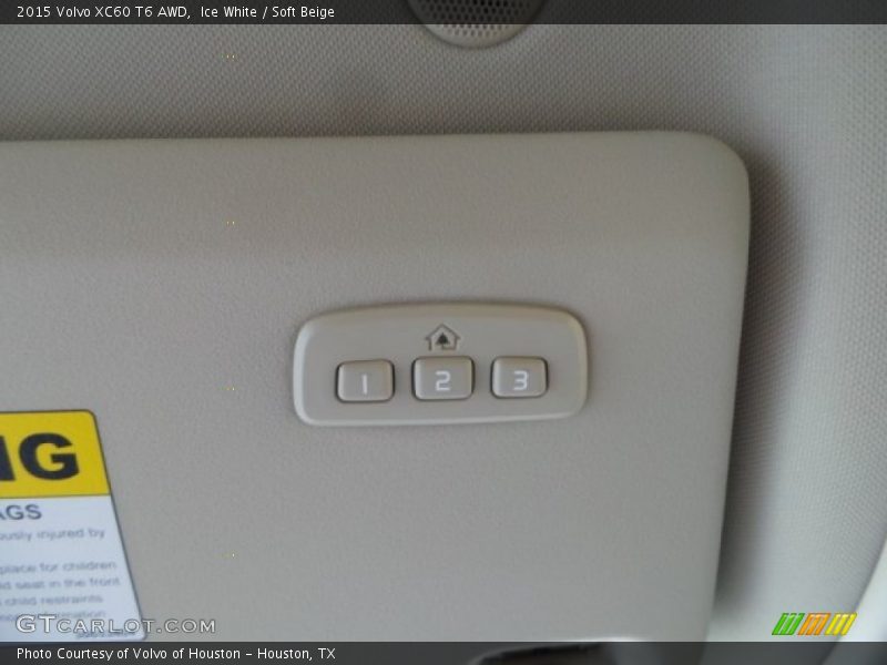 Ice White / Soft Beige 2015 Volvo XC60 T6 AWD