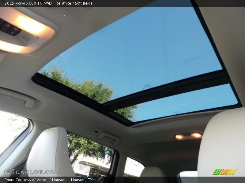 Ice White / Soft Beige 2015 Volvo XC60 T6 AWD