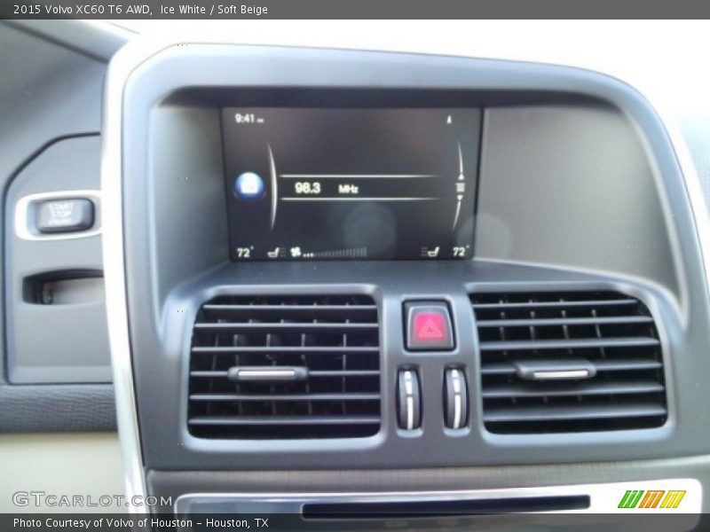 Ice White / Soft Beige 2015 Volvo XC60 T6 AWD
