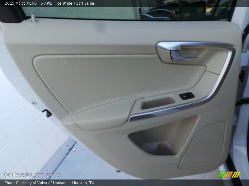 Ice White / Soft Beige 2015 Volvo XC60 T6 AWD