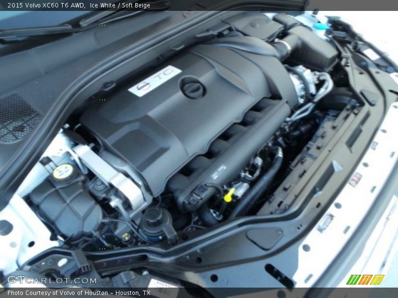 Ice White / Soft Beige 2015 Volvo XC60 T6 AWD