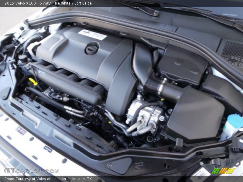 Ice White / Soft Beige 2015 Volvo XC60 T6 AWD