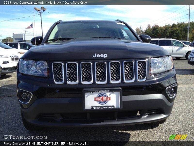 Black / Dark Slate Gray 2015 Jeep Compass Latitude 4x4