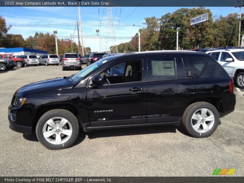 Black / Dark Slate Gray 2015 Jeep Compass Latitude 4x4