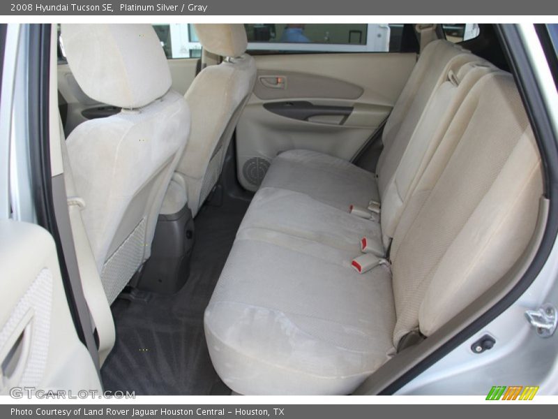 Platinum Silver / Gray 2008 Hyundai Tucson SE