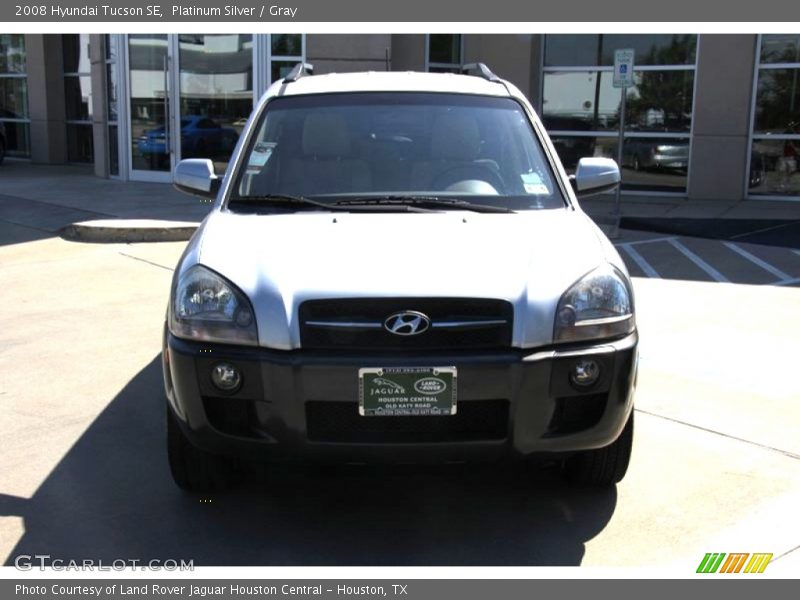Platinum Silver / Gray 2008 Hyundai Tucson SE
