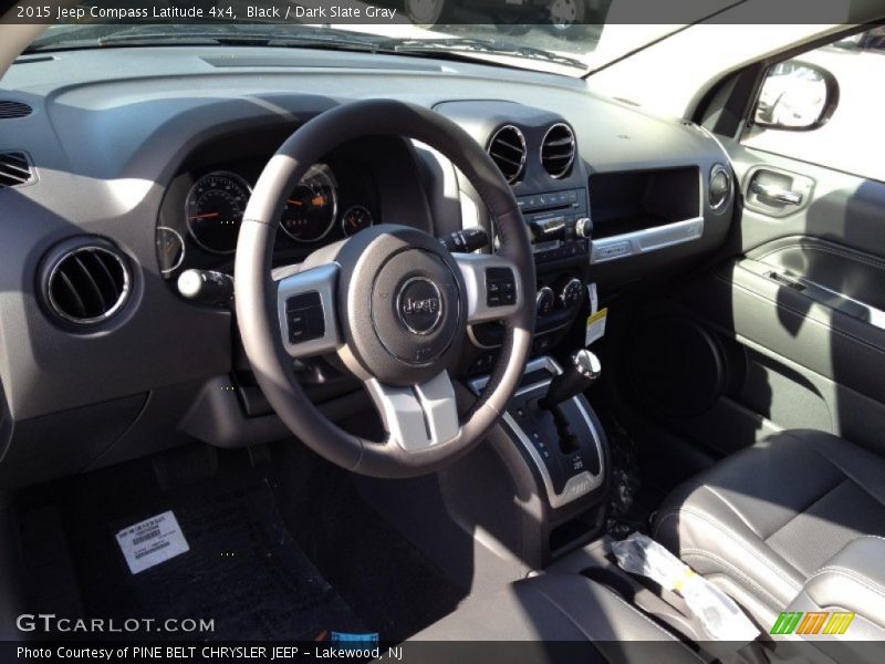Black / Dark Slate Gray 2015 Jeep Compass Latitude 4x4