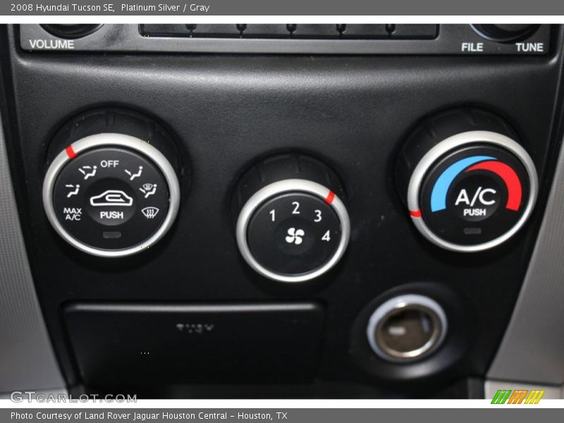 Platinum Silver / Gray 2008 Hyundai Tucson SE