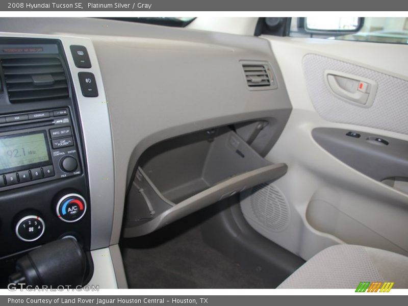 Platinum Silver / Gray 2008 Hyundai Tucson SE