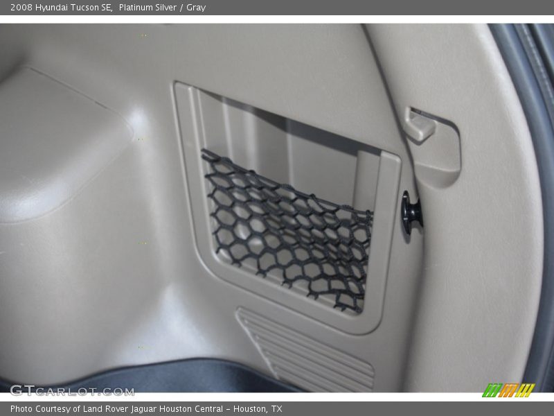 Platinum Silver / Gray 2008 Hyundai Tucson SE