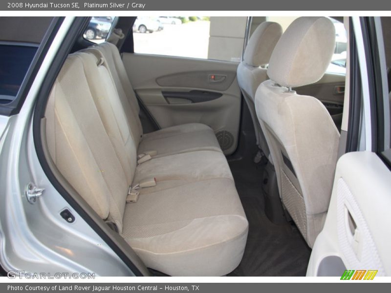 Platinum Silver / Gray 2008 Hyundai Tucson SE