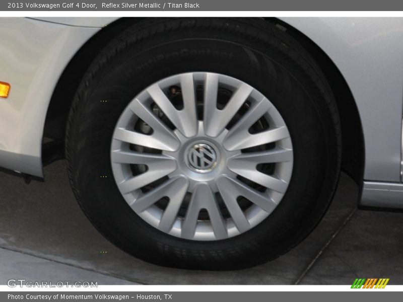 Reflex Silver Metallic / Titan Black 2013 Volkswagen Golf 4 Door