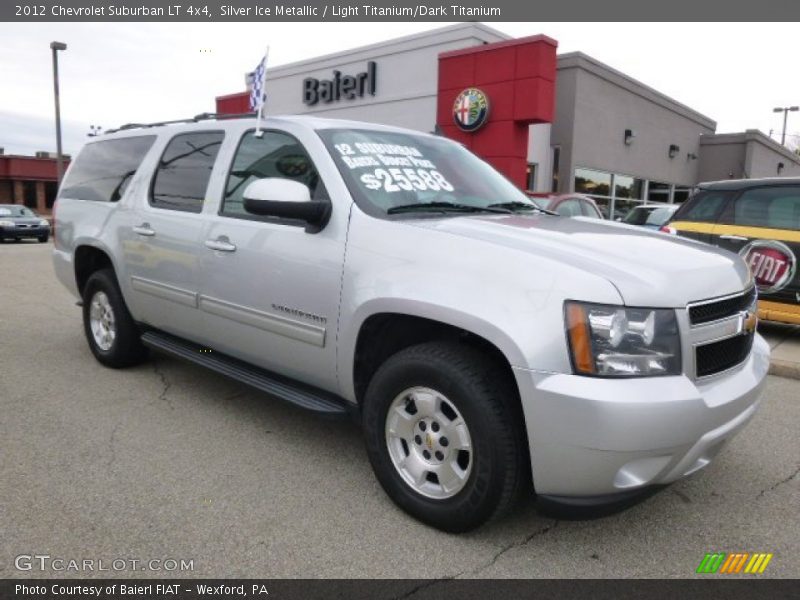 Silver Ice Metallic / Light Titanium/Dark Titanium 2012 Chevrolet Suburban LT 4x4