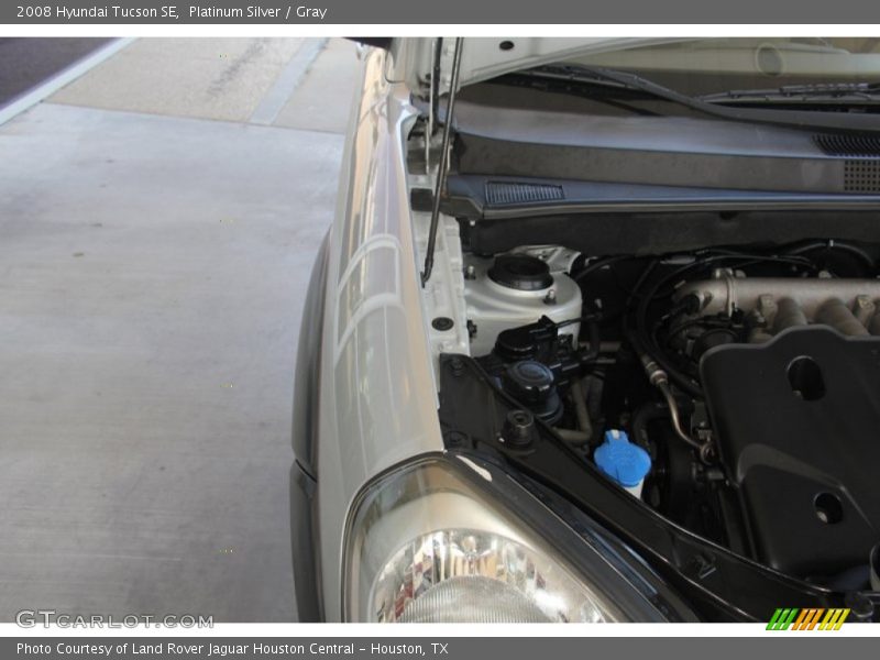 Platinum Silver / Gray 2008 Hyundai Tucson SE